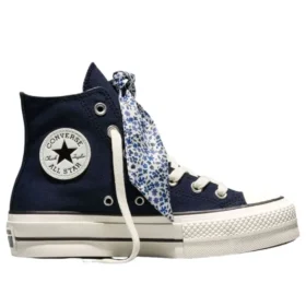 Chuck Taylor All Star Lift Platform Scarf Bow “Obsidian Blue” Chuck Taylor All Star Lift Platform Scarf Bow “Obsidian Blue”