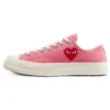 Converse x COMME des GARCONS PLAY Chuck 70 Low “Bright Pink” Converse x COMME des GARCONS PLAY Chuck 70 Low “Bright Pink”