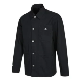 Men”s Converse SS22 Cargo Casual Long Sleeves Autumn Black Shirt