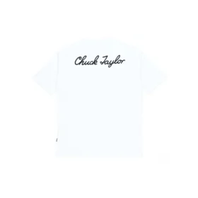 Men”s Converse SS22 Classic Chuck Printing Short Sleeve White